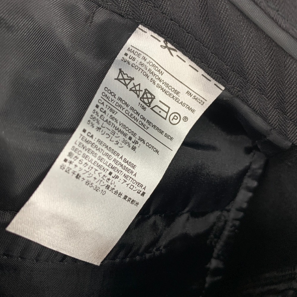Banana Republic Pants Womens Size 4 Petite Sloan Crop Black Mid Rise NWT - Picture 6 of 11